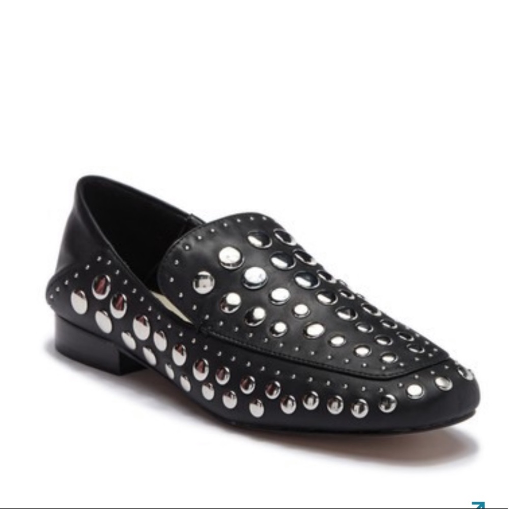 1. STATE Flintia Leather Studded Loafer